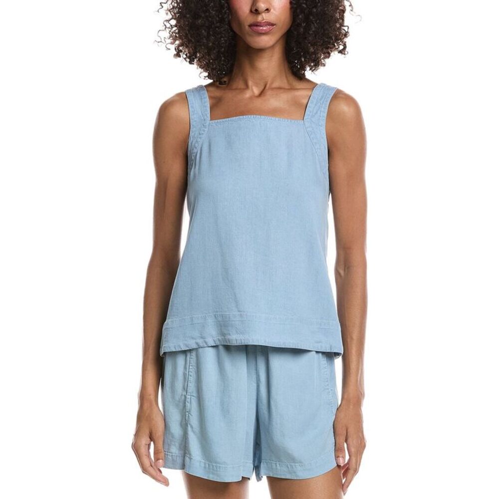 Bernardo Womens  Tie Back Tank Top, Blue